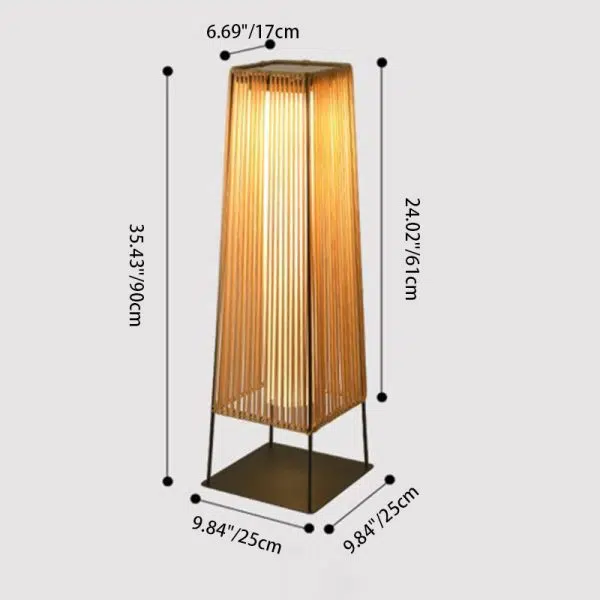 Modern Minimalist Solar Waterproof Prismatic Strip Stainless Steel Gum Rattan LED Landscape Light For Outdoor Patio - Image 6