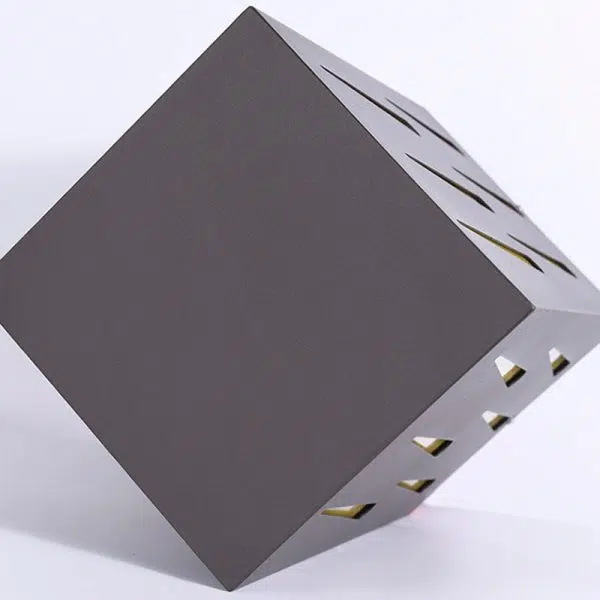 Contemporary Creative Waterproof Rectangle Meteor Stripes Galvanized Faux Dolomite 1-Light Lawn Landscape Lamp For Outdoor Patio - Image 10