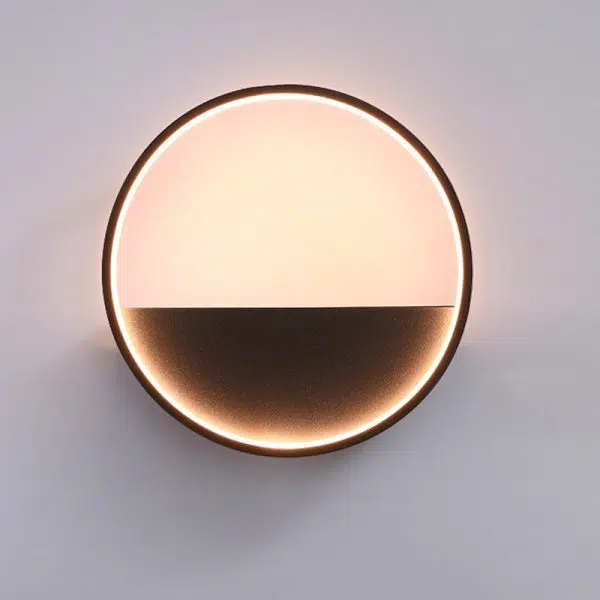 Contemporary Scandinavian Waterproof Round Hexagonal Semicircular Trapezoidal Stainless Steel Aluminum LED Outdoor Wall Sconce Lamp For Garden - Image 10
