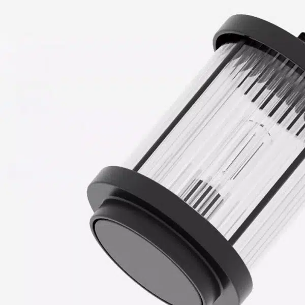 Modern Minimalist Solar Waterproof Cylinder Aluminum Iron Glass 1-Light Outdoor Landscape For Outdoor Patio - Image 9