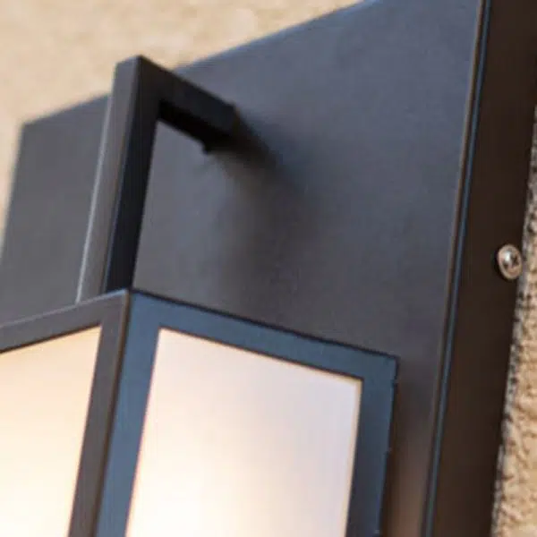 Modern Luxury Waterproof Rectangular Stainless Steel Faux Dolomite LED Outdoor Wall Sconce Lamp For Garden - Image 8