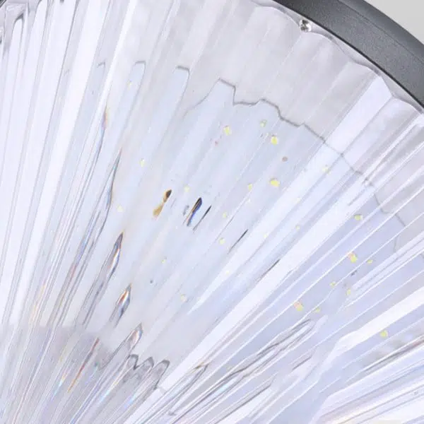 Modern Minimalist Solar Waterproof Diamond Cylinder Aluminum PC LED Wall Sconce Lamp For Outdoor Patio - Image 6