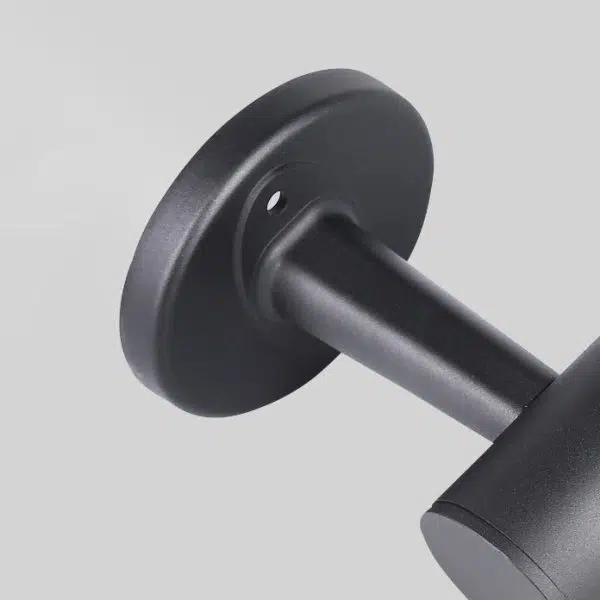 Modern Minimalist Solar Waterproof Diamond Cylinder Aluminum PC LED Wall Sconce Lamp For Outdoor Patio - Image 4