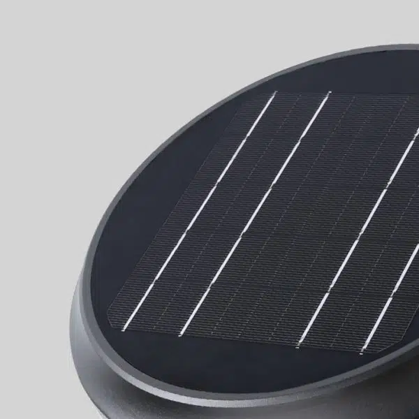 Modern Minimalist Solar Waterproof Diamond Cylinder Aluminum PC LED Wall Sconce Lamp For Outdoor Patio - Image 5