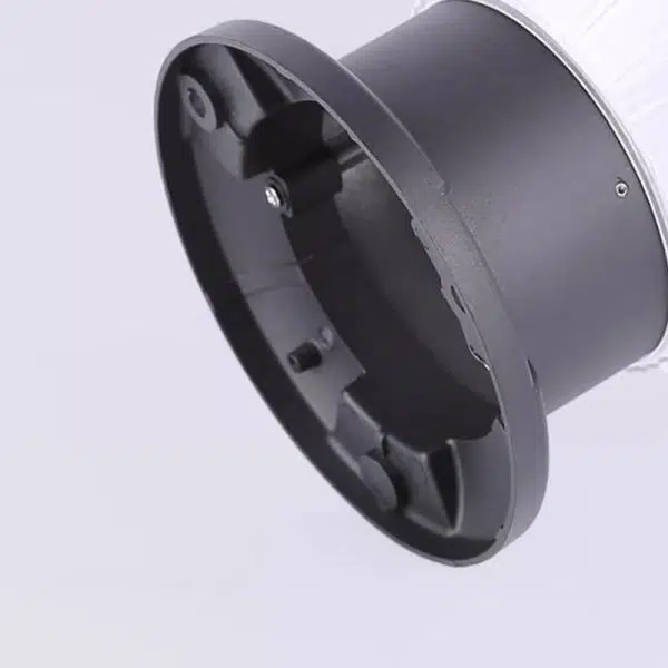 Contemporary Industrial Solar Aluminum PC Round 1-Light Outdoor Post Light For Garden - Image 10