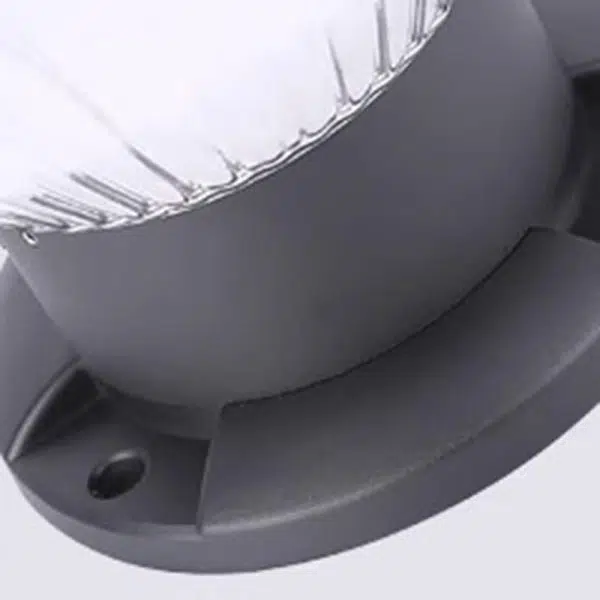 Contemporary Industrial Solar Aluminum PC Round 1-Light Outdoor Post Light For Garden - Image 8