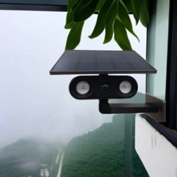 Contemporary Industrial Aluminum ABS Human Body Induction LED Solar Outdoor Wall Sconce Lamp For Garden - Image 15