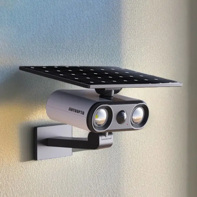 BS-Lighting-LL03221-14.jpg Contemporary Industrial Aluminum ABS Human Body Induction LED Solar Outdoor Wall Sconce Lamp For Garden - Image 1