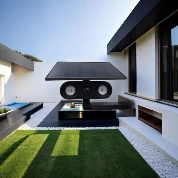 Contemporary Industrial Aluminum ABS Human Body Induction LED Solar Outdoor Wall Sconce Lamp For Garden - Image 9