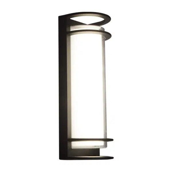 Contemporary Industrial Aluminum Acrylic Cylinder LED Waterproof Wall Sconce Lamp For Outdoor Patio - Image 17