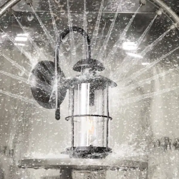 Contemporary Simplicity Iron Frame Glass Cylinder 1-Light Outdoor Waterproof Wall Sconce Lamp For Garden - Image 6