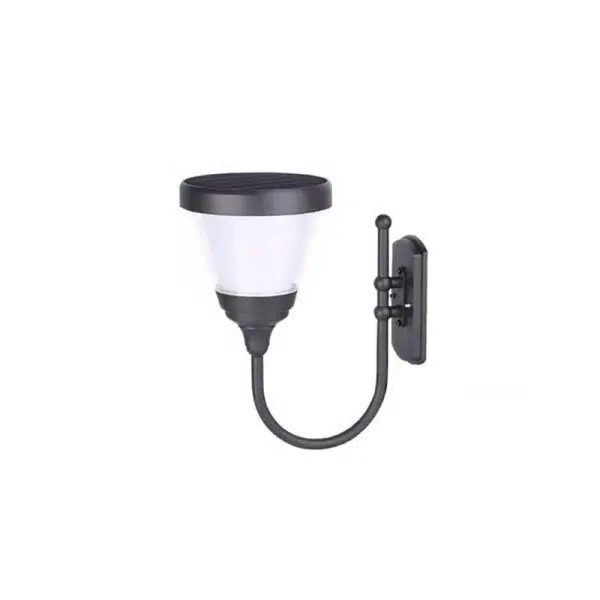 Contemporary Simplicity Aluminum PC Arc Arm LED Outdoor Wall Sconce Lamp For Garden - Image 14
