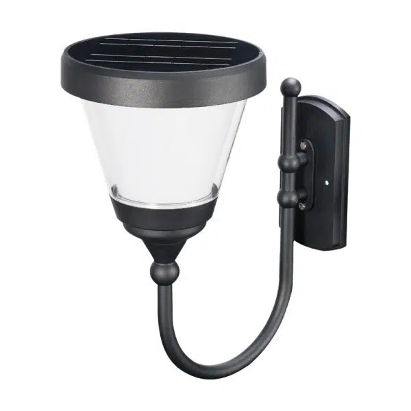 Contemporary Simplicity Aluminum PC Arc Arm LED Outdoor Wall Sconce Lamp For Garden - Image 16