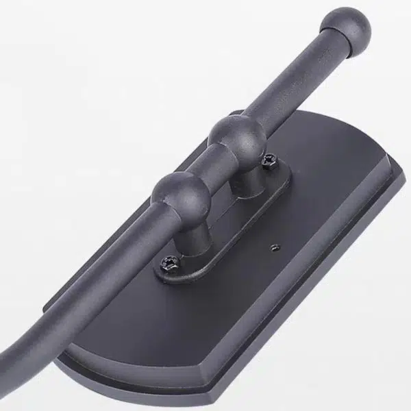 Contemporary Simplicity Aluminum PC Arc Arm LED Outdoor Wall Sconce Lamp For Garden - Image 9