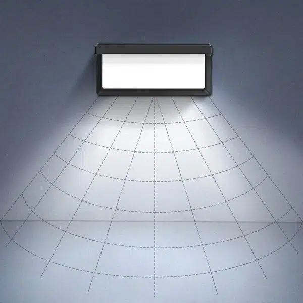 Contemporary Simplicity Rectangular Waterproof Solar Human Body Induction LED Outdoor Wall Sconce Lamp For Garden - Image 7