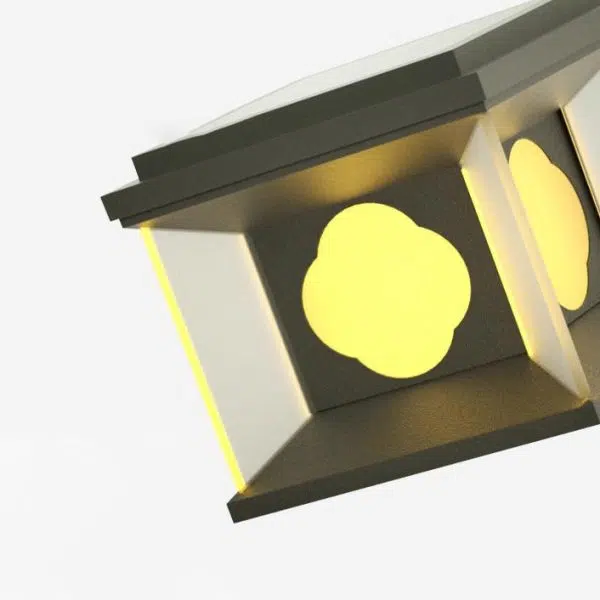 Contemporary Simplicity Square Aluminum Stainless Steel LED Outdoor Post Light For Garden - Image 5