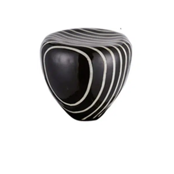 Contemporary Simplicity Solar Resin Simulation Striped Stone LED Outdoor Light For Garden - Image 17