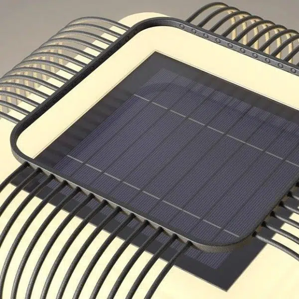 Modern Minimalist Solar Waterproof Square PE Stainless Steel LED Outdoor Light For Outdoor - Image 9