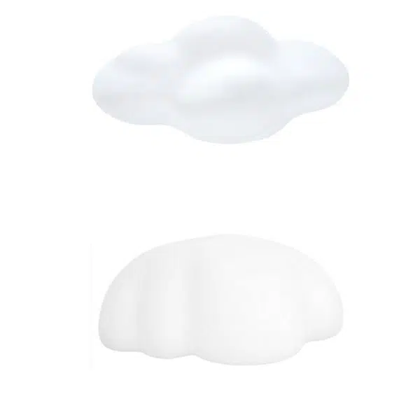 Modern Art Deco Solar Waterproof Cloud Shape PE LED Outdoor Light For Outdoor - Image 10