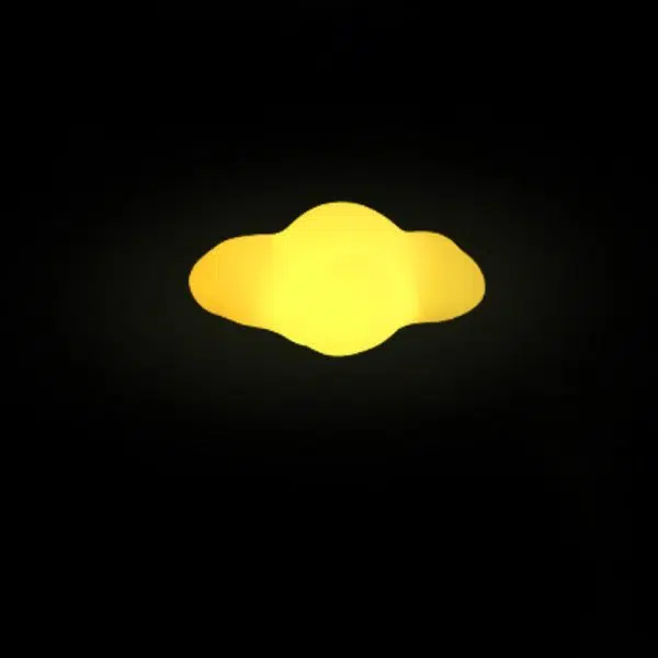 Modern Art Deco Solar Waterproof Cloud Shape PE LED Outdoor Light For Outdoor - Image 11