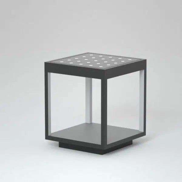 Modern Minimalist Solar Waterproof Square Iron Acrylic LED Outdoor Light For Outdoor - Image 7