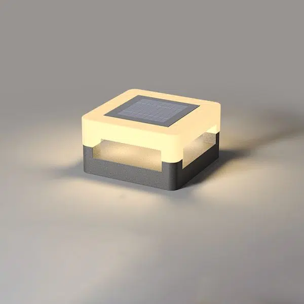 Modern Minimalist Square Waterproof PE Stainless Steel LED Outdoor Light For Garden - Image 16