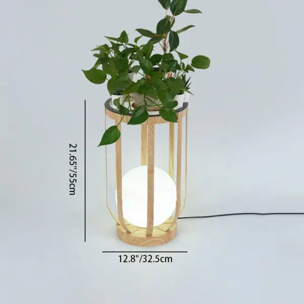 Modern Minimalist Round Skeleton Globe Waterproof PE Iron 1-Light Lawn Landscape Light For Garden - Image 4