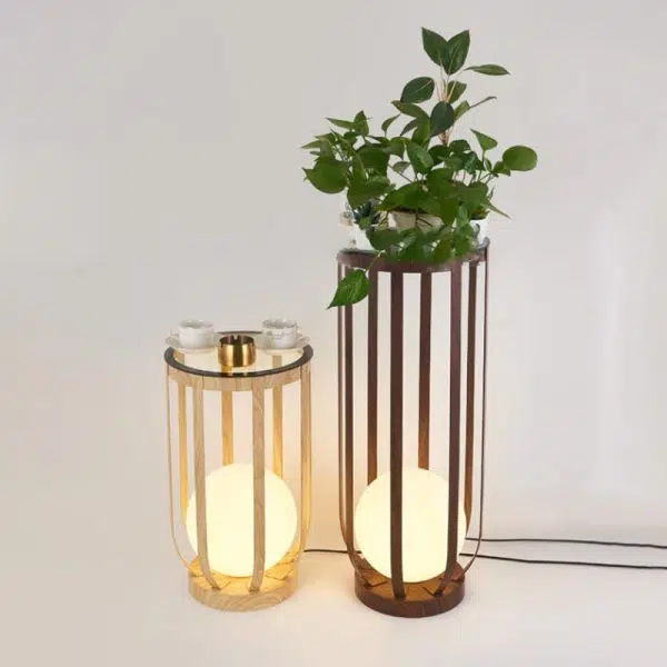 Modern Minimalist Round Skeleton Globe Waterproof PE Iron 1-Light Lawn Landscape Light For Garden - Image 9