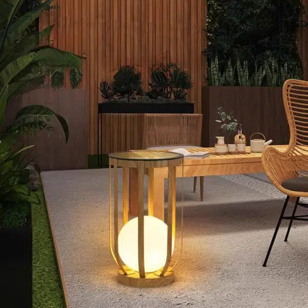 Modern Minimalist Round Skeleton Globe Waterproof PE Iron 1-Light Lawn Landscape Light For Garden - Image 3