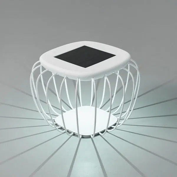 Modern Minimalist Hollow Square Solar Waterproof PE Iron LED Outdoor Landscape For Outdoor Patio - Image 14