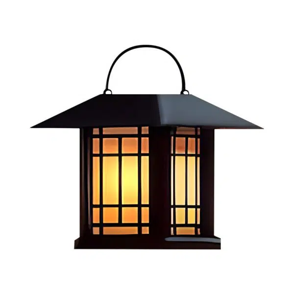 Modern Minimalist House Shape Square Acrylic Stainless Steel LED Outdoor Light For Garden - Image 13