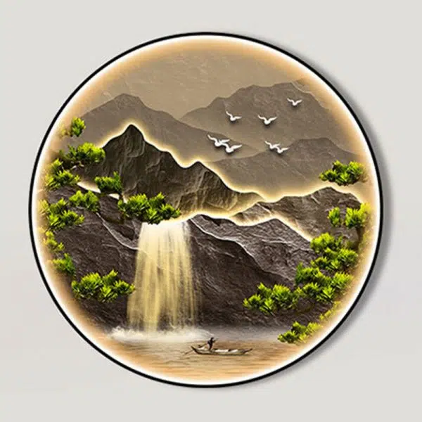 Modern Art Deco Solar Waterproof Aluminum Alloy Crystalline Round Landscape LED Wall Sconce Lamp For Outdoor Patio - Image 15