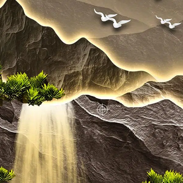 Modern Art Deco Solar Waterproof Aluminum Alloy Crystalline Round Landscape LED Wall Sconce Lamp For Outdoor Patio - Image 11