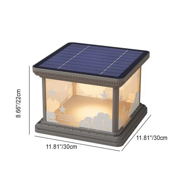 Modern Simplicity Waterproof Square Cube Sky Aluminum PE Acrylic LED Landscape Lighting Outdoor Light For Garden - Image 5