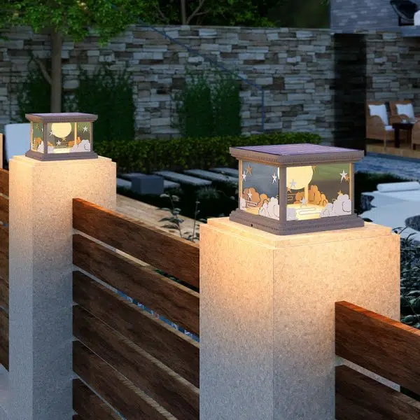 Modern Simplicity Waterproof Square Cube Sky Aluminum PE Acrylic LED Landscape Lighting Outdoor Light For Garden - Image 4