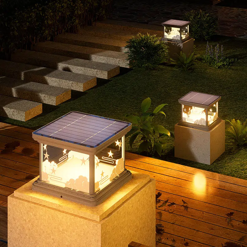 BS-Lighting-LX01334-2.jpg Modern Simplicity Waterproof Square Cube Sky Aluminum PE Acrylic LED Landscape Lighting Outdoor Light For Garden - Image 1