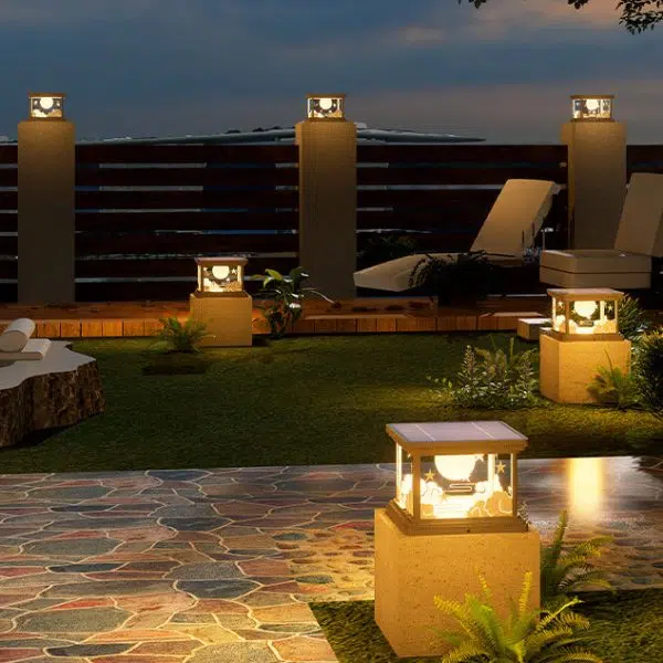 Modern Simplicity Waterproof Square Cube Sky Aluminum PE Acrylic LED Landscape Lighting Outdoor Light For Garden - Image 9