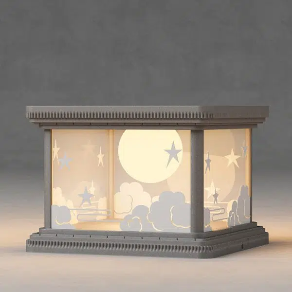 Modern Simplicity Waterproof Square Cube Sky Aluminum PE Acrylic LED Landscape Lighting Outdoor Light For Garden - Image 11