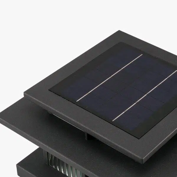 Modern Minimalist Solar Waterproof Square Cylinder Aluminum Alloy Glass LED Landscape Lighting Outdoor Light For Outdoor Patio - Image 10