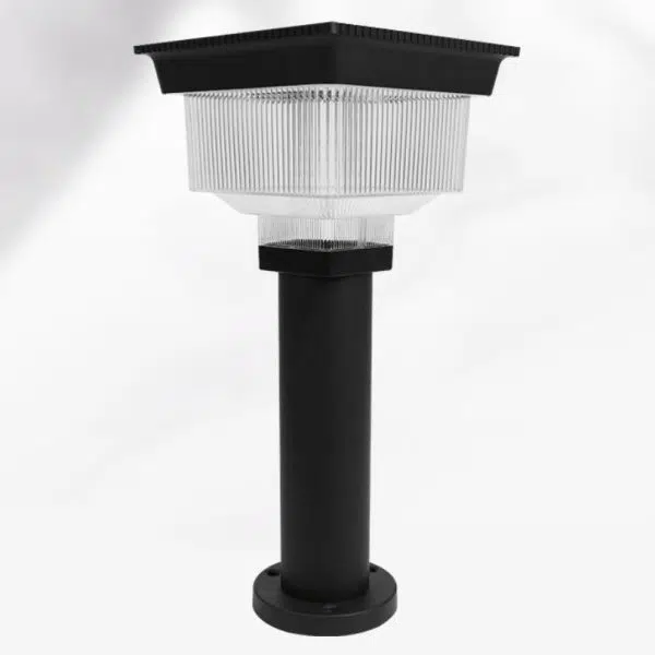 Modern Simplicity Solar Waterproof Aluminum PC Square Cylinder Pinstripe LED Landscape Lighting Outdoor Light For Garden - Image 12