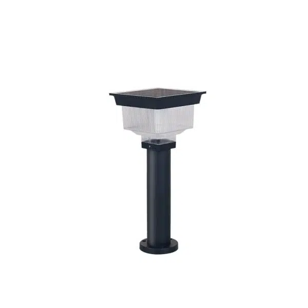 Modern Simplicity Solar Waterproof Aluminum PC Square Cylinder Pinstripe LED Landscape Lighting Outdoor Light For Garden - Image 16