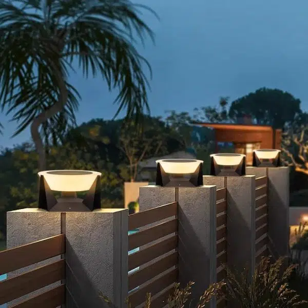 Modern Simplicity Solar Waterproof Stainless Steel PC Round LED Landscape Lighting Outdoor Light For Outdoor Patio - Image 14