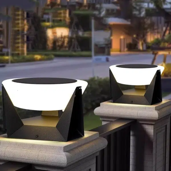 Modern Simplicity Solar Waterproof Stainless Steel PC Round LED Landscape Lighting Outdoor Light For Outdoor Patio - Image 4