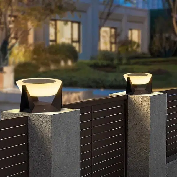 Modern Simplicity Solar Waterproof Stainless Steel PC Round LED Landscape Lighting Outdoor Light For Outdoor Patio - Image 15