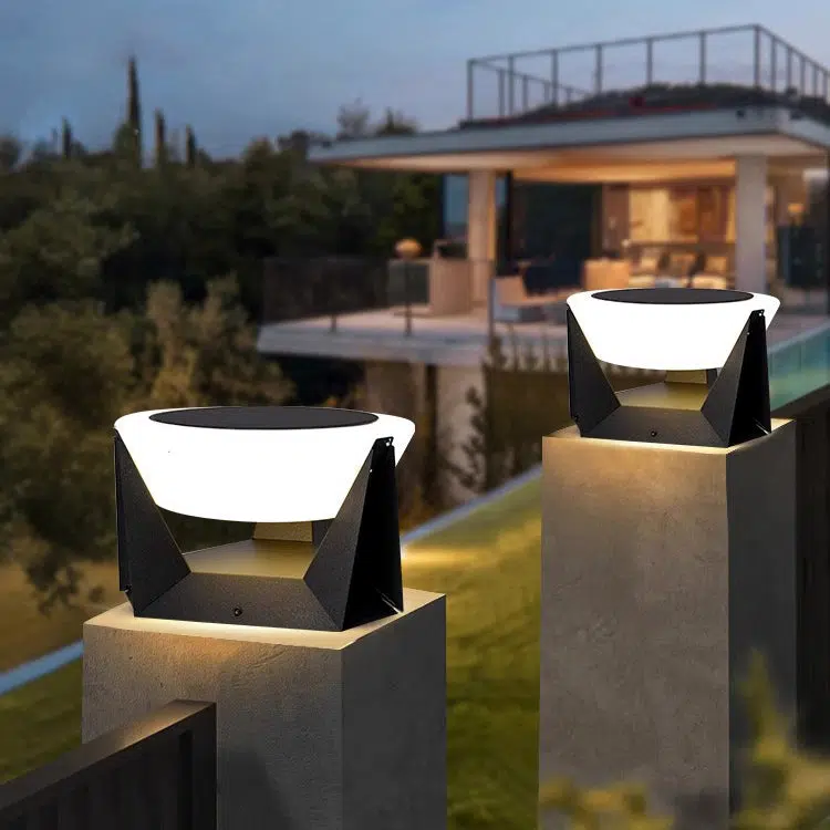 BS-Lighting-LX01750-7.jpg Modern Simplicity Solar Waterproof Stainless Steel PC Round LED Landscape Lighting Outdoor Light For Outdoor Patio - Image 1