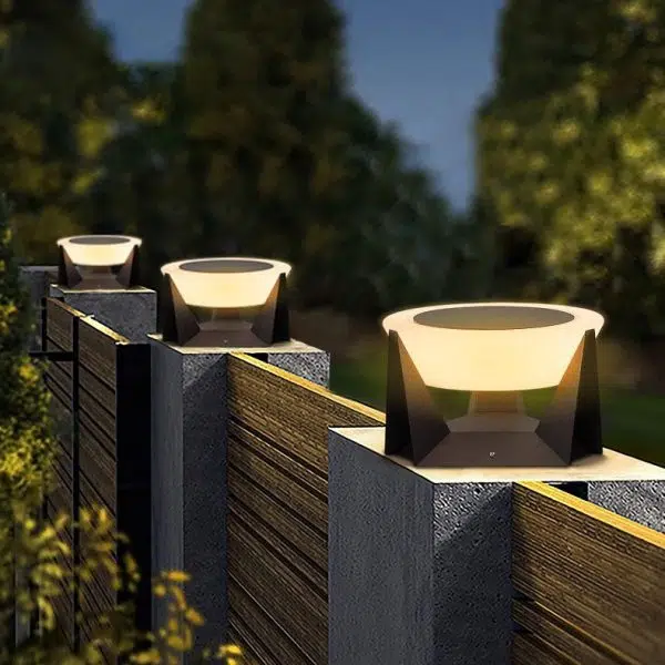 Modern Simplicity Solar Waterproof Stainless Steel PC Round LED Landscape Lighting Outdoor Light For Outdoor Patio - Image 2