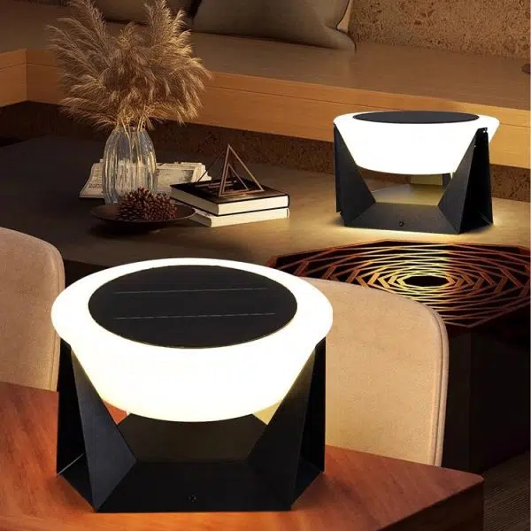 Modern Simplicity Solar Waterproof Stainless Steel PC Round LED Landscape Lighting Outdoor Light For Outdoor Patio - Image 3