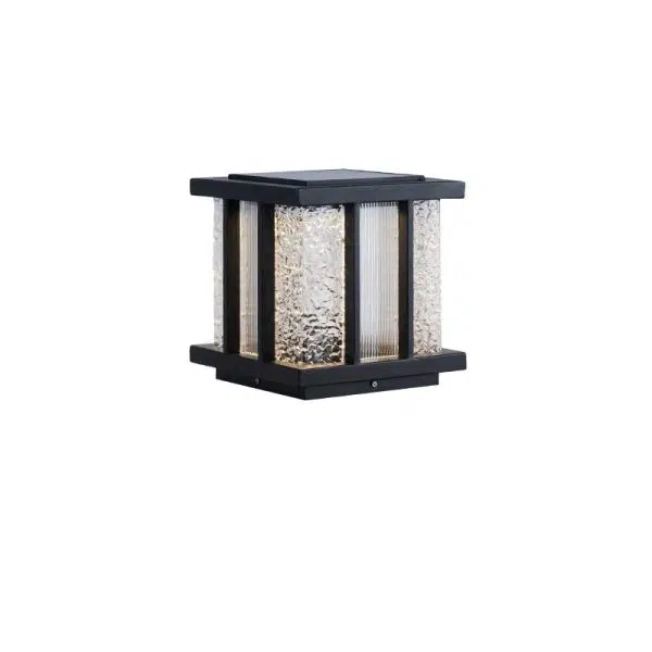 Modern Simplicity Solar Waterproof Stainless Steel Acrylic Cube Crackle LED Landscape Lighting Outdoor Light For Garden - Image 16