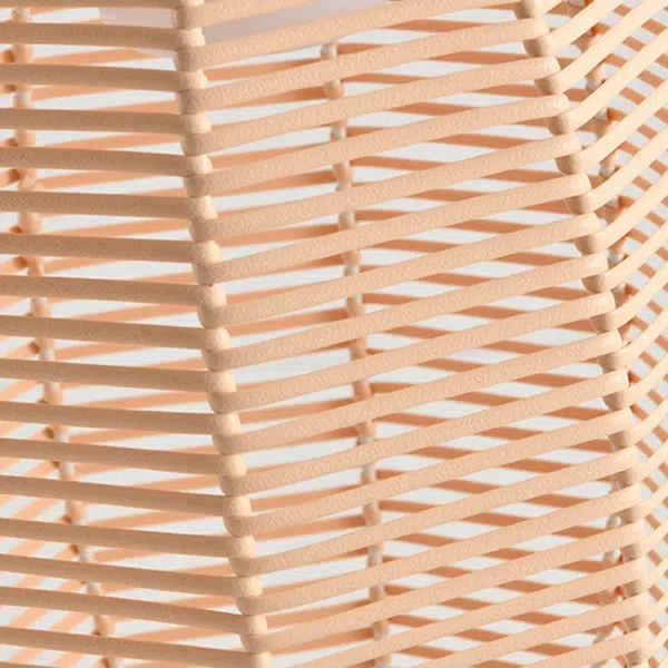 Traditional Farmhouse Solar Rechargeable Waterproof Weaving Imitation Rattan Iron Handheld Lantern Column LED Outdoor Light Landscape Lighting For Garden - Image 10