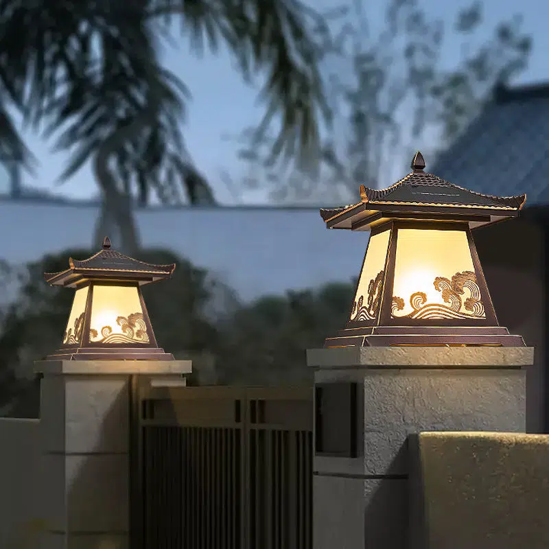 BS-Lighting-LX02364-1.jpg Traditional Chinese Solar Waterproof Glass Aluminum Alloy Palace Wave LED Outdoor Light Landscape Lighting For Garden - Image 1